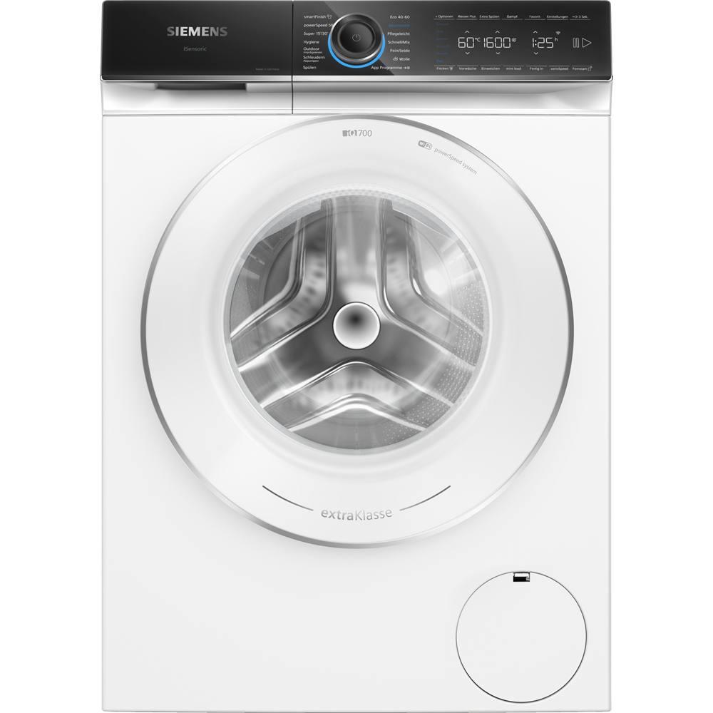 WG56B2090 iQ700, Waschmaschine, Frontlader, 10 kg, 1600 U/min.