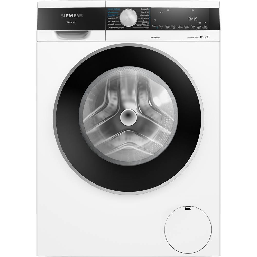 WN44G292 iQ500, Waschtrockner, 9/6 kg, 1400 U/min.